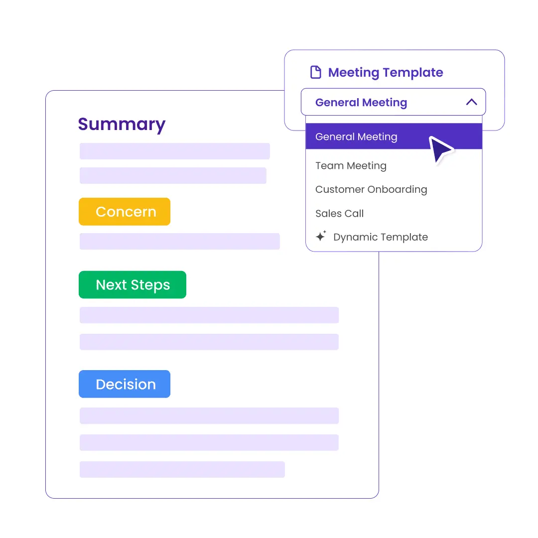 ai meeting templates